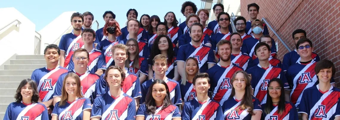 Fall 2021 to Spring 2022 University of Arizona Esports Teams